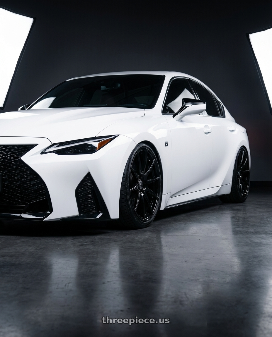 2018 Lexus IS 350 F Sport with Forgestar CF10 5x114.3 19x9 +35 Gloss Black wheels