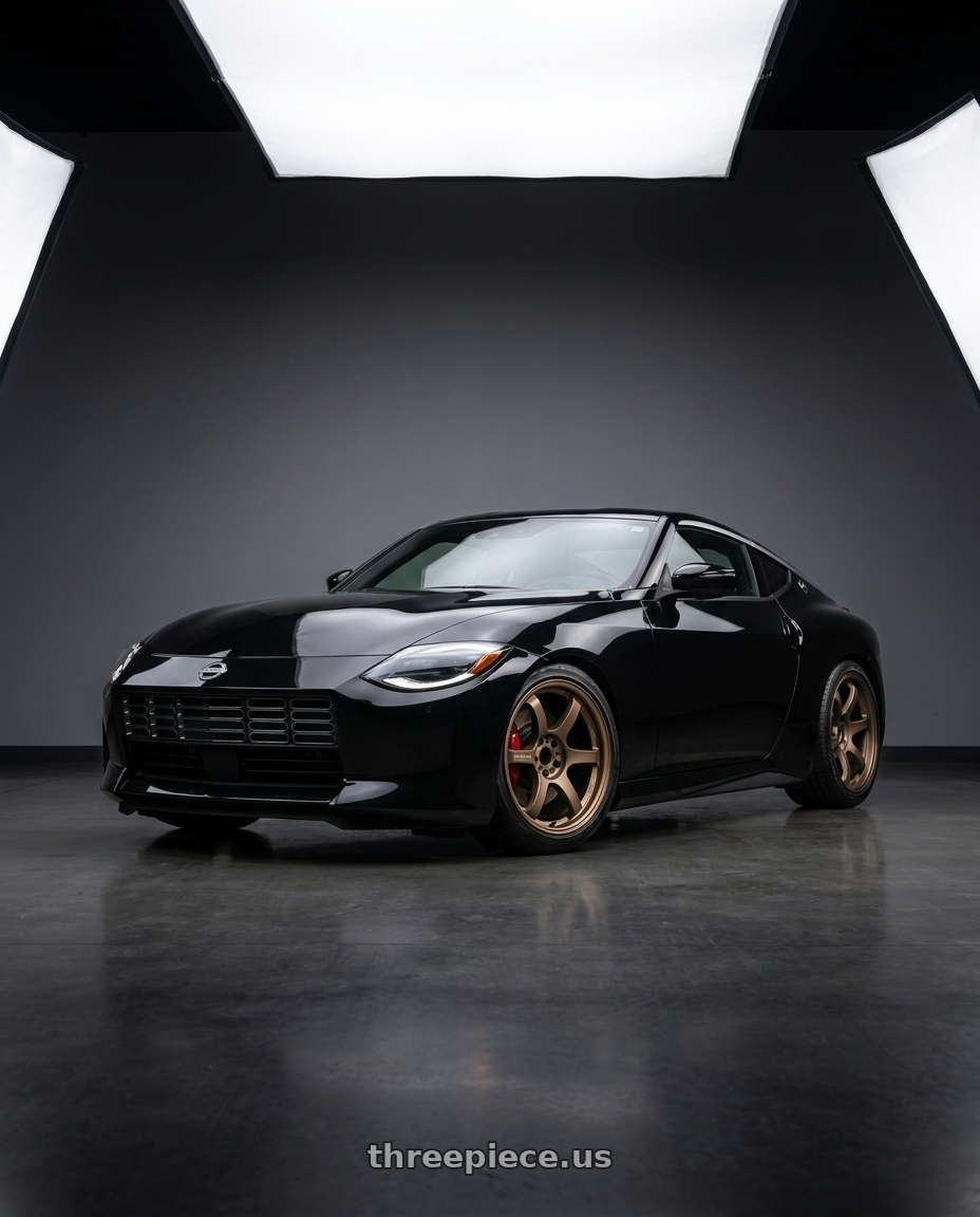 2025 Nissan Z with Gram Lights 57DR 5x114.3 19x9.5 +45 BRONZE 2 wheels