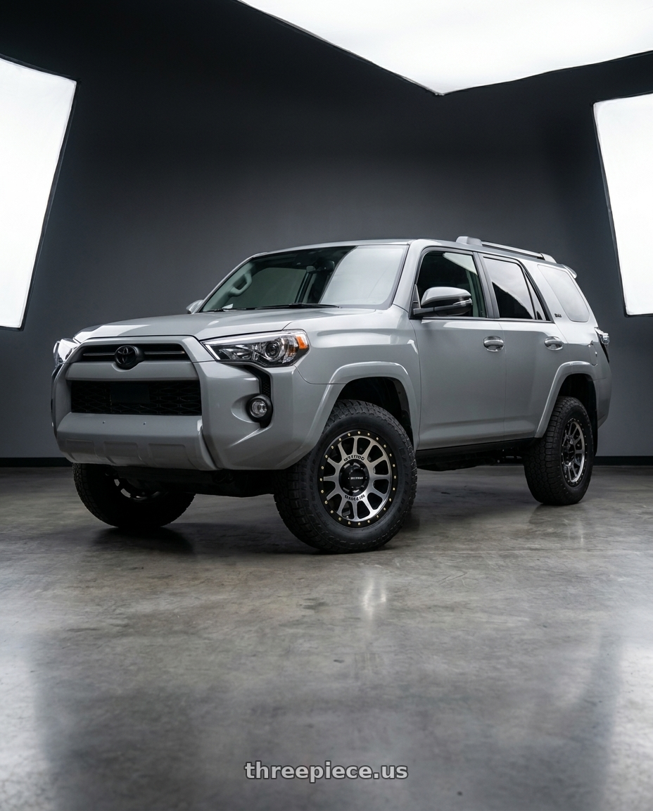 2021 Toyota 4Runner Venture with Method Race Wheels 305MB NV 6x139.7 17x8.5 +0 MACHINED - MATTE BLACK LIP wheels