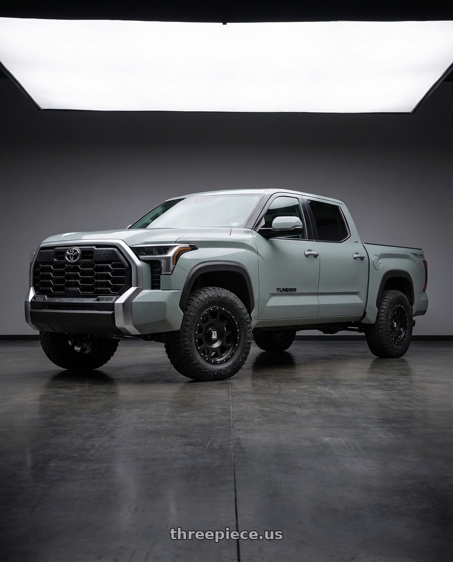 2024 Toyota Tundra with XD XD126 ENDURO PRO 6X139.7 20X10 -24 SATIN BLACK WITH REINFORCING RING wheels