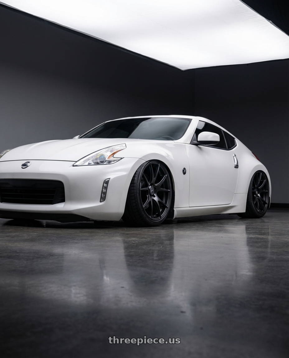 2019 Nissan 370Z with Forgestar CF5V 5x114.3 19x10 +42 Satin Black wheels