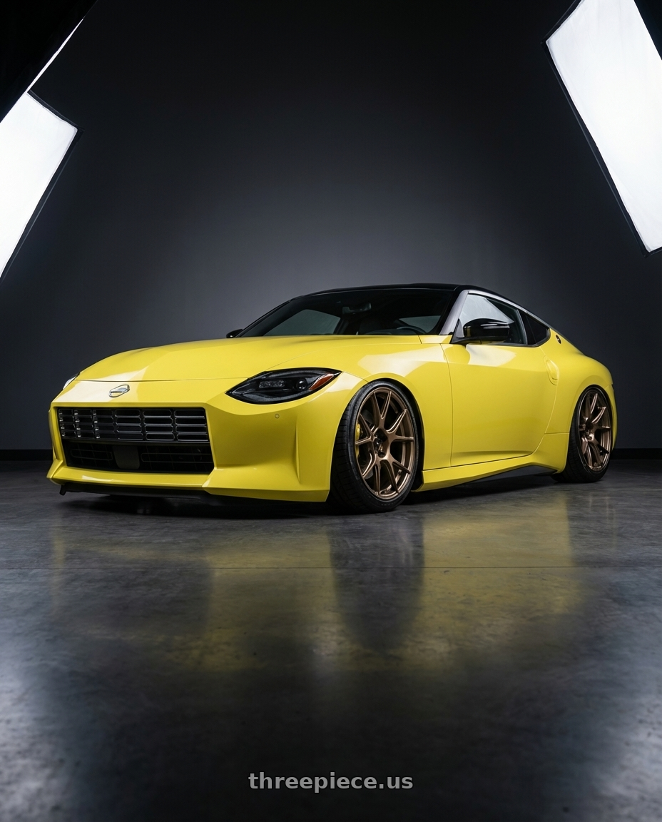 2024 Nissan Z with Konig Ampliform 5x114.3 19x9.5+25 Gloss Bronze wheels