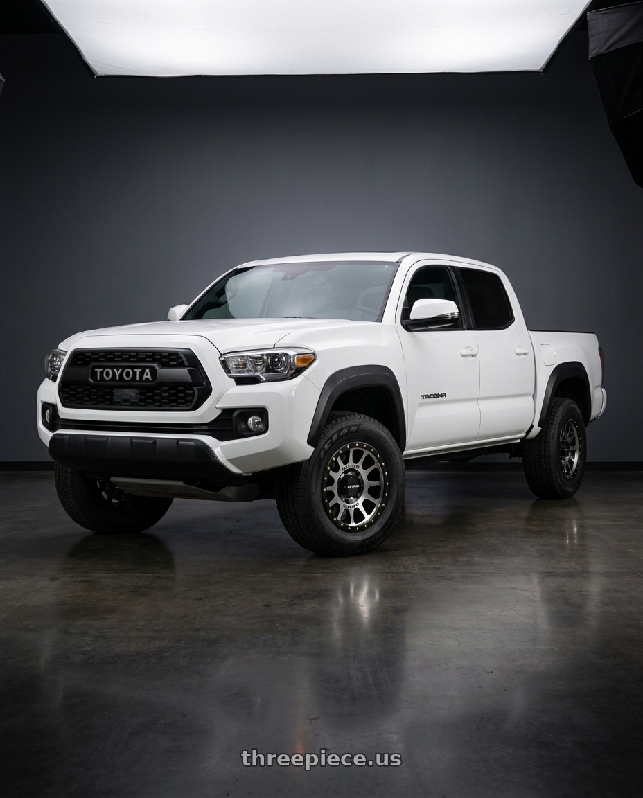 2022 Toyota Tacoma Limited with Method Race Wheels 305MB NV 6x139.7 17x8.5 +0 MACHINED - MATTE BLACK LIP wheels