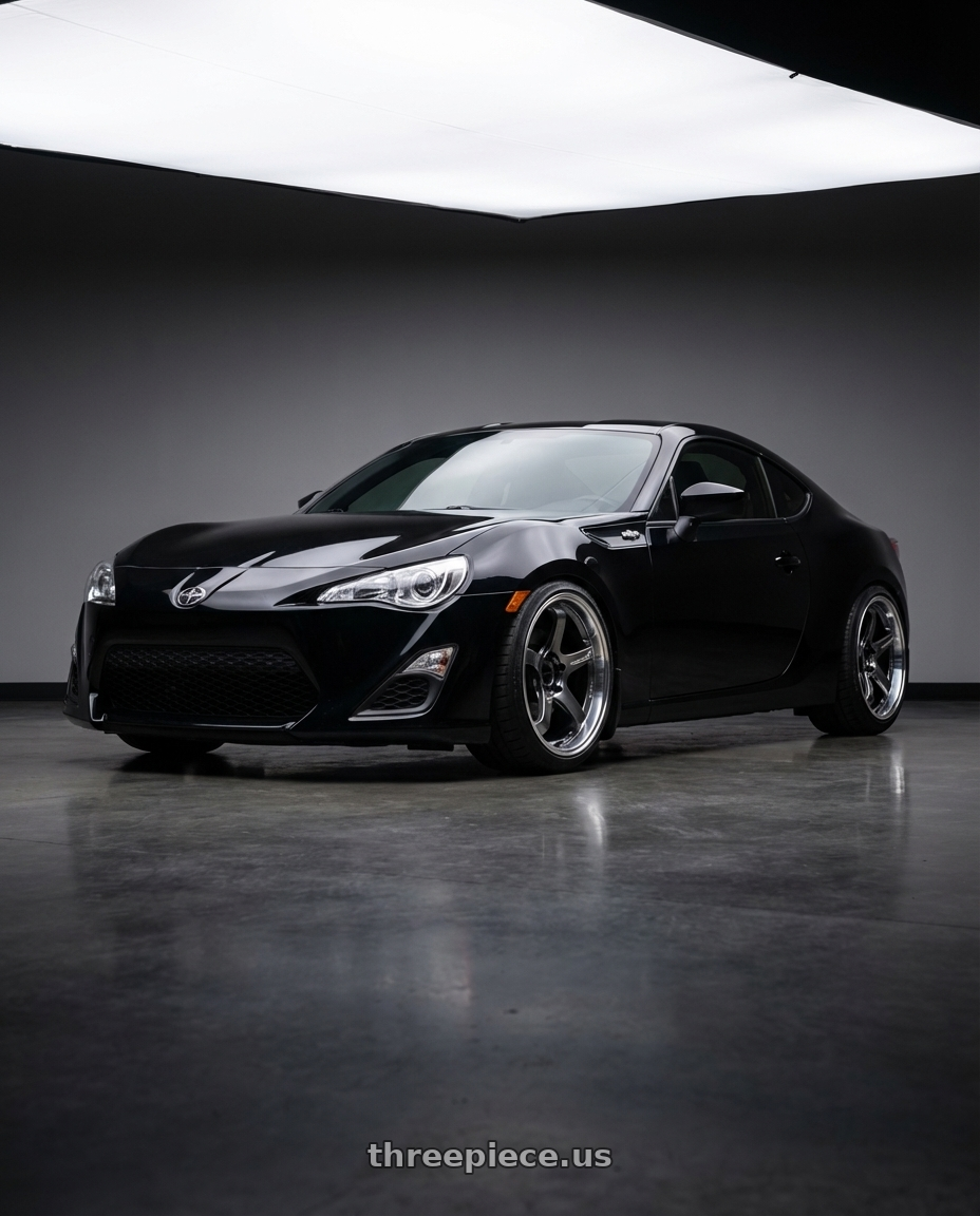 2015 Scion FR-S with Advan Racing GT BEYOND 5x100 18x9.5 +45 MACHINING & HYPER PLATINUM BLACK wheels