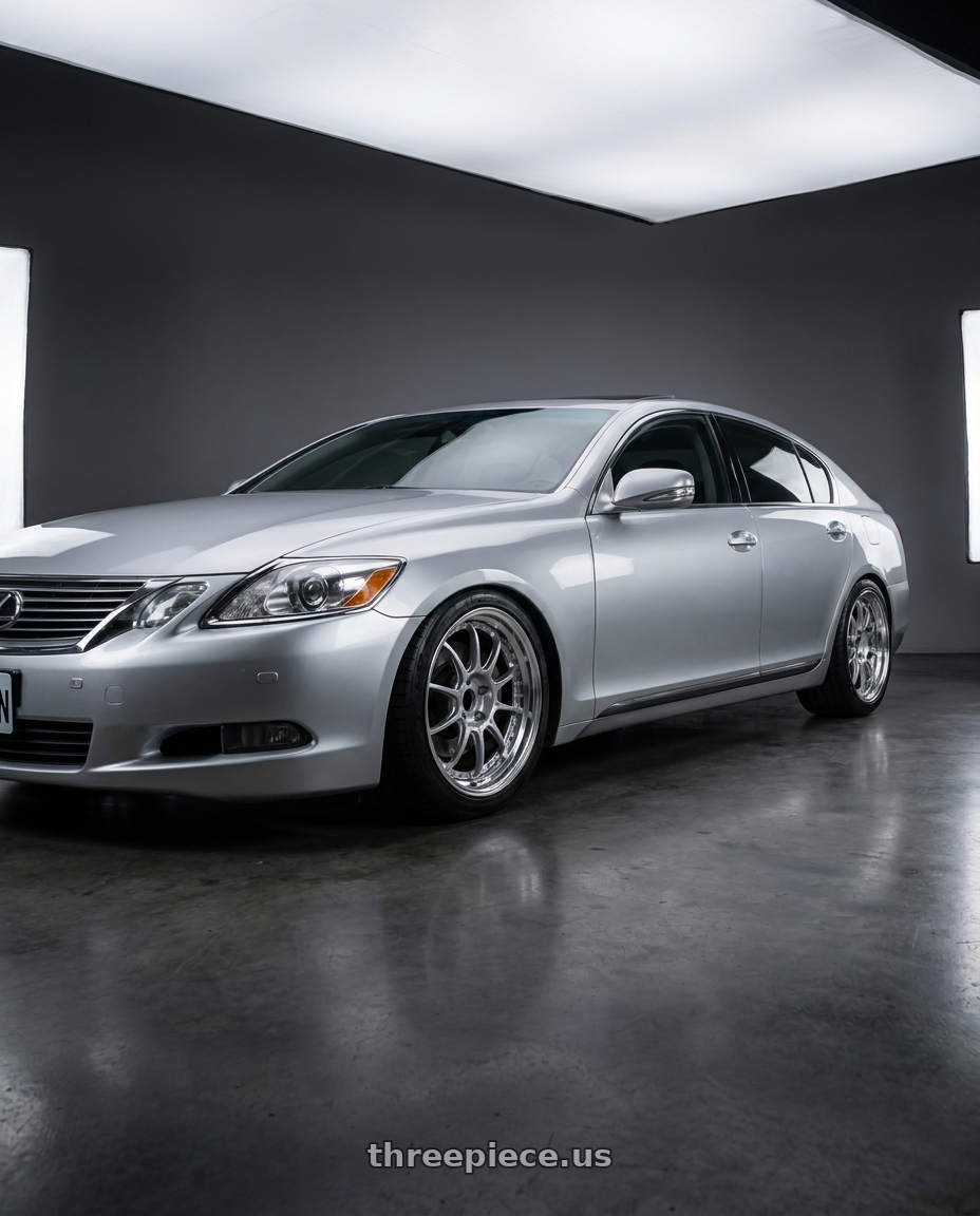 2006 Lexus gs300 with SSR Professor SP5 5X100 18X8.5+37 HP Disk High Bright Silver wheels