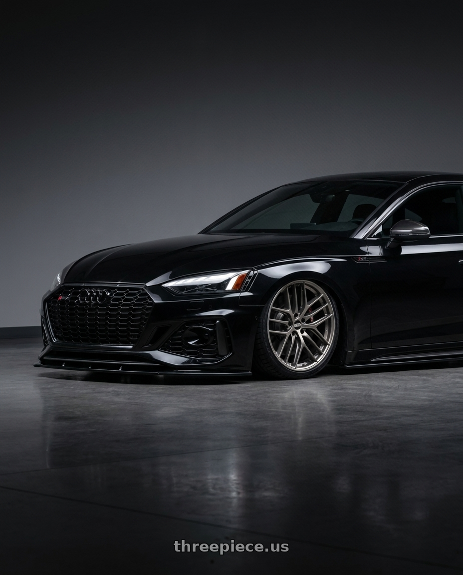 2022 Audi RS5 with BBS CC-R 5x112 20x9.5+20 Satin Platinum wheels