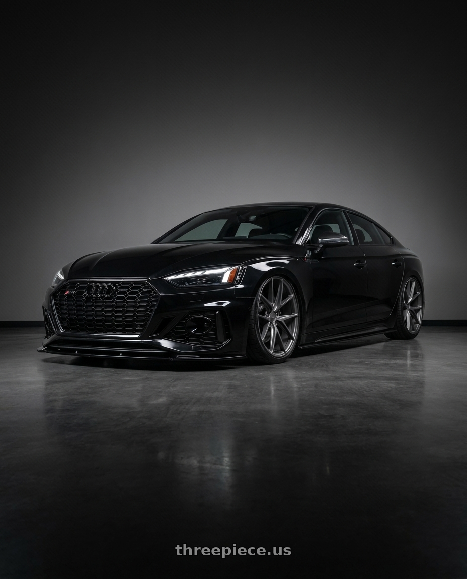 2022 Audi RS5 with Niche 1PC M116 MISANO 5X112 20X9 +32 MATTE GUN METAL wheels