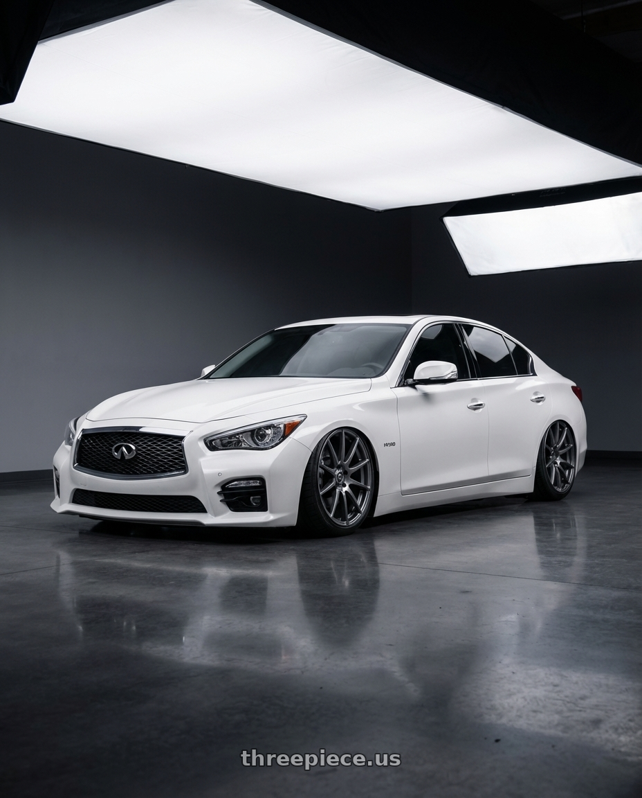 2020 Infiniti Q50 with Forgestar CF10 5x114.3 20x9.5 +29 Gloss Anthracite wheels