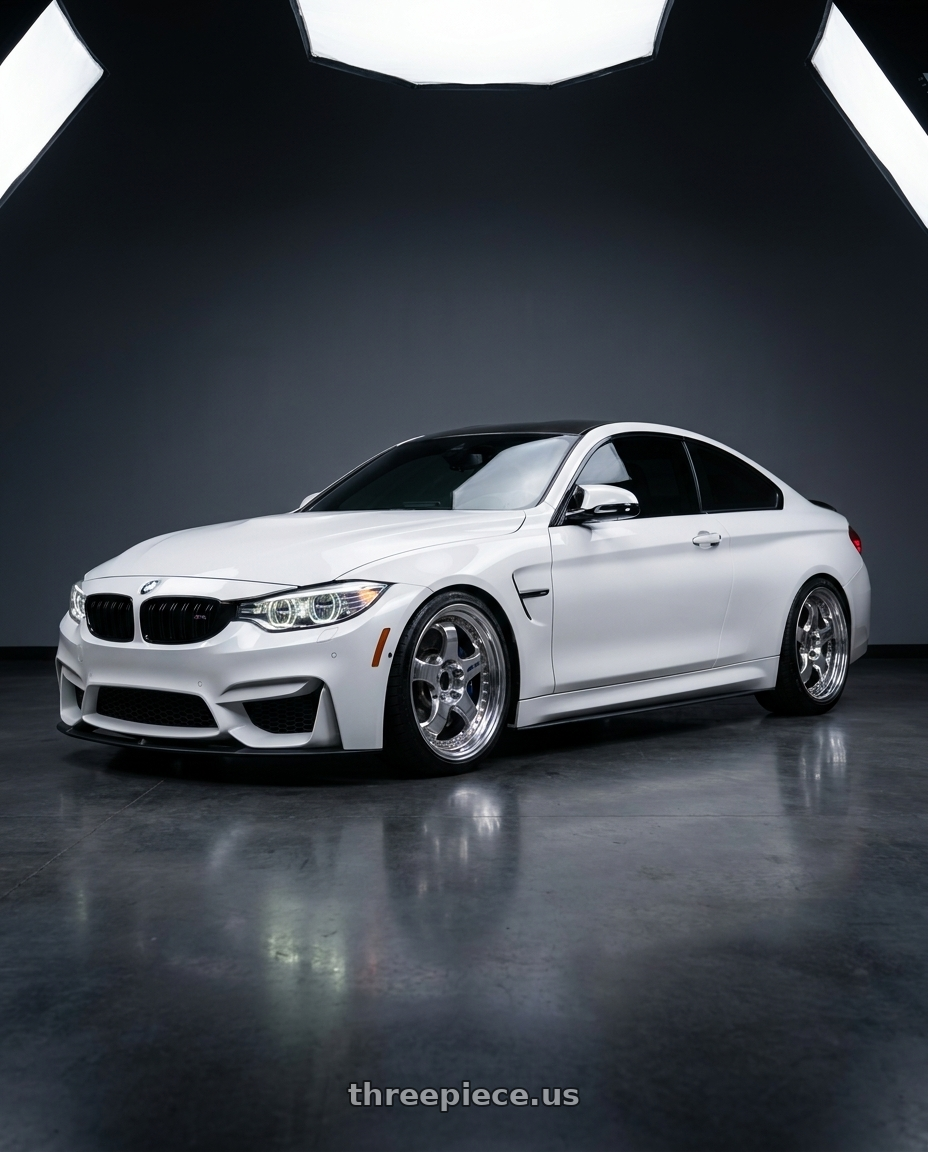 2015 BMW M4 with Work Meister S1 3P wheels