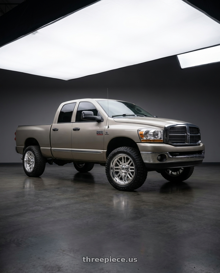 2008 dodge ram 2500 with Fuel 1PC D721 IGNITE 8X165.1 20X10 -19 HIGH LUSTER POLISHED wheels