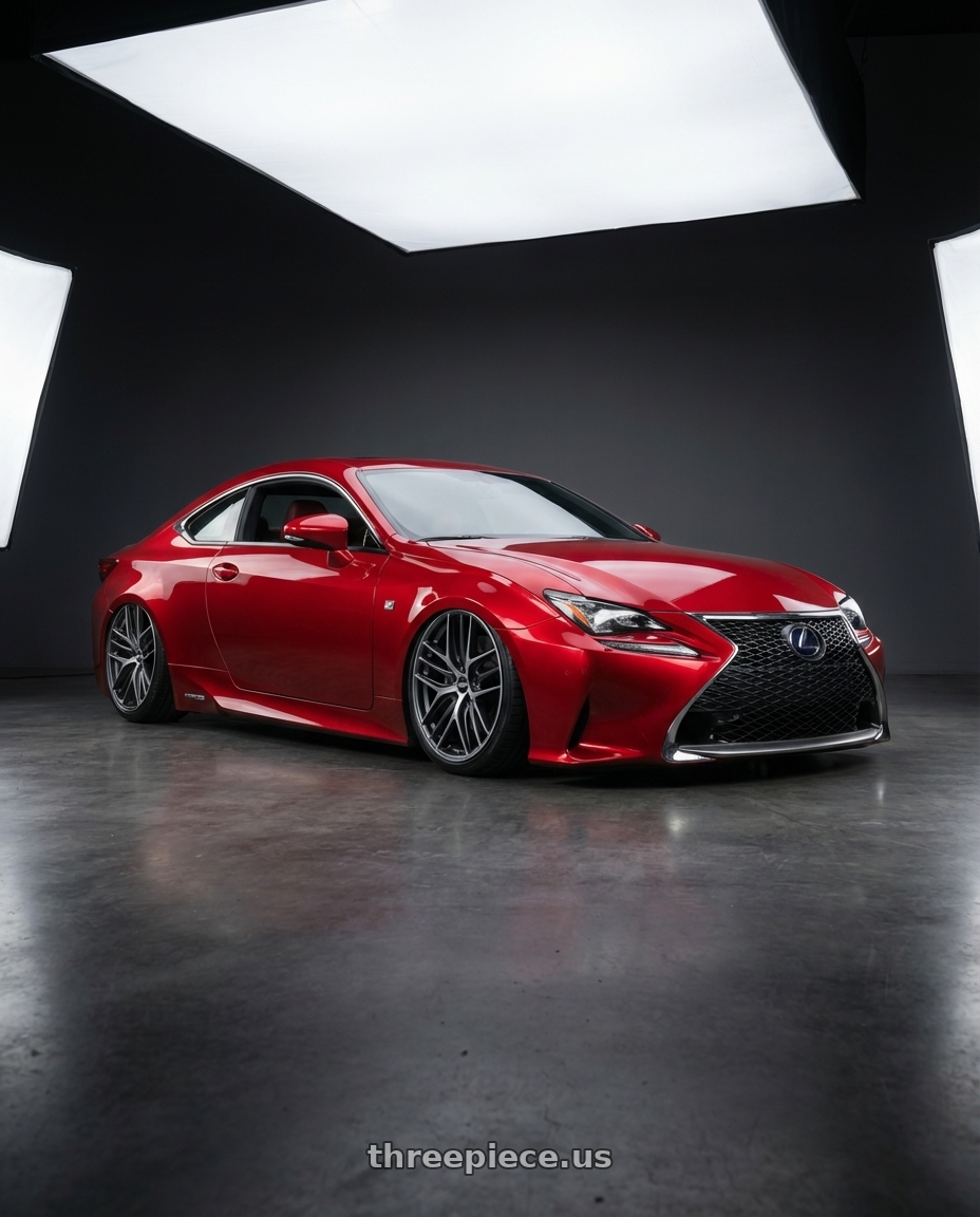 2018 Lexus RC F with BBS CC-R 5x114.3 19x8.5+30 Graphite w/ Diamond Cut Face wheels