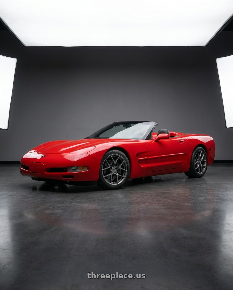 2000 Chevy corvette with American Racing AR924 CROSSFIRE 5X120.65 18X8.5 +50 GRAPHITE wheels