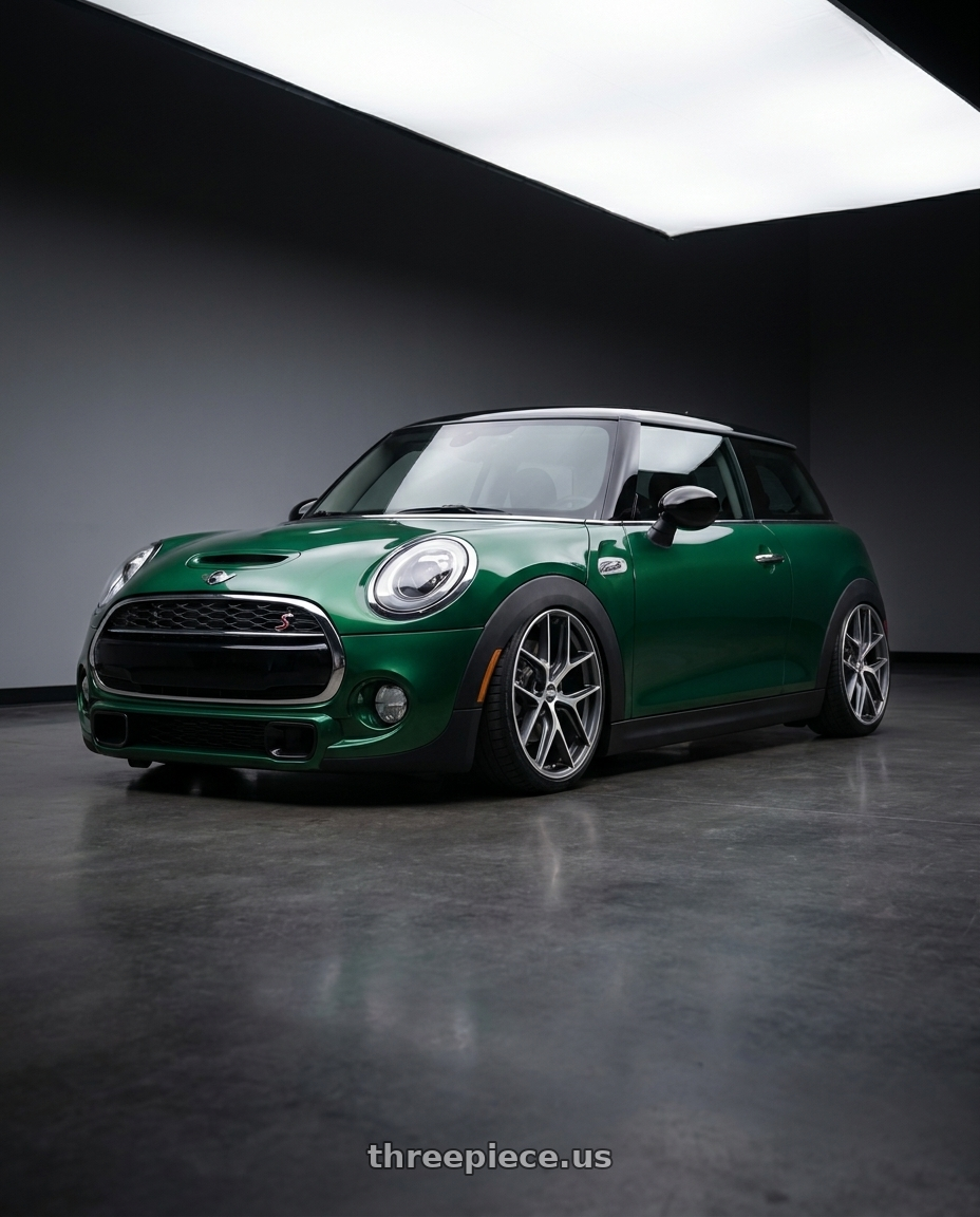 2018 Mini Cooper S with BBS CC-R 5x112 19x8.0+27 Graphite w/ Diamond Cut Face wheels