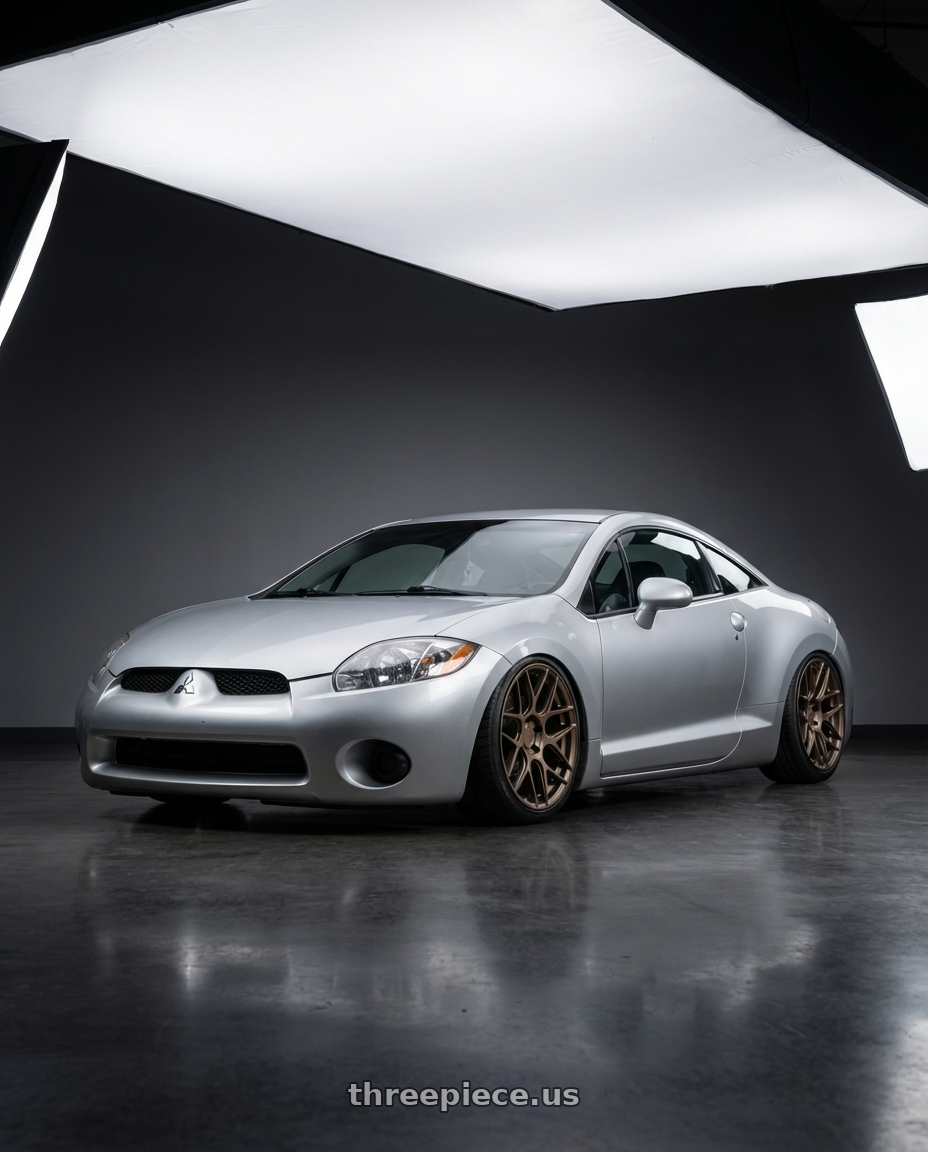 2010 Mitsubishi Eclipse with Aodhan AFF2 5x114.3 19x9.5+35 Matte Bronze wheels