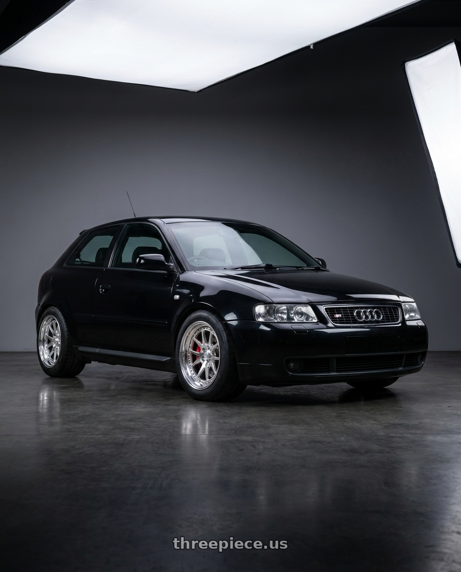 2001 Audi s3 with CCW CZ05 4x100 16x7 +62 Polished wheels