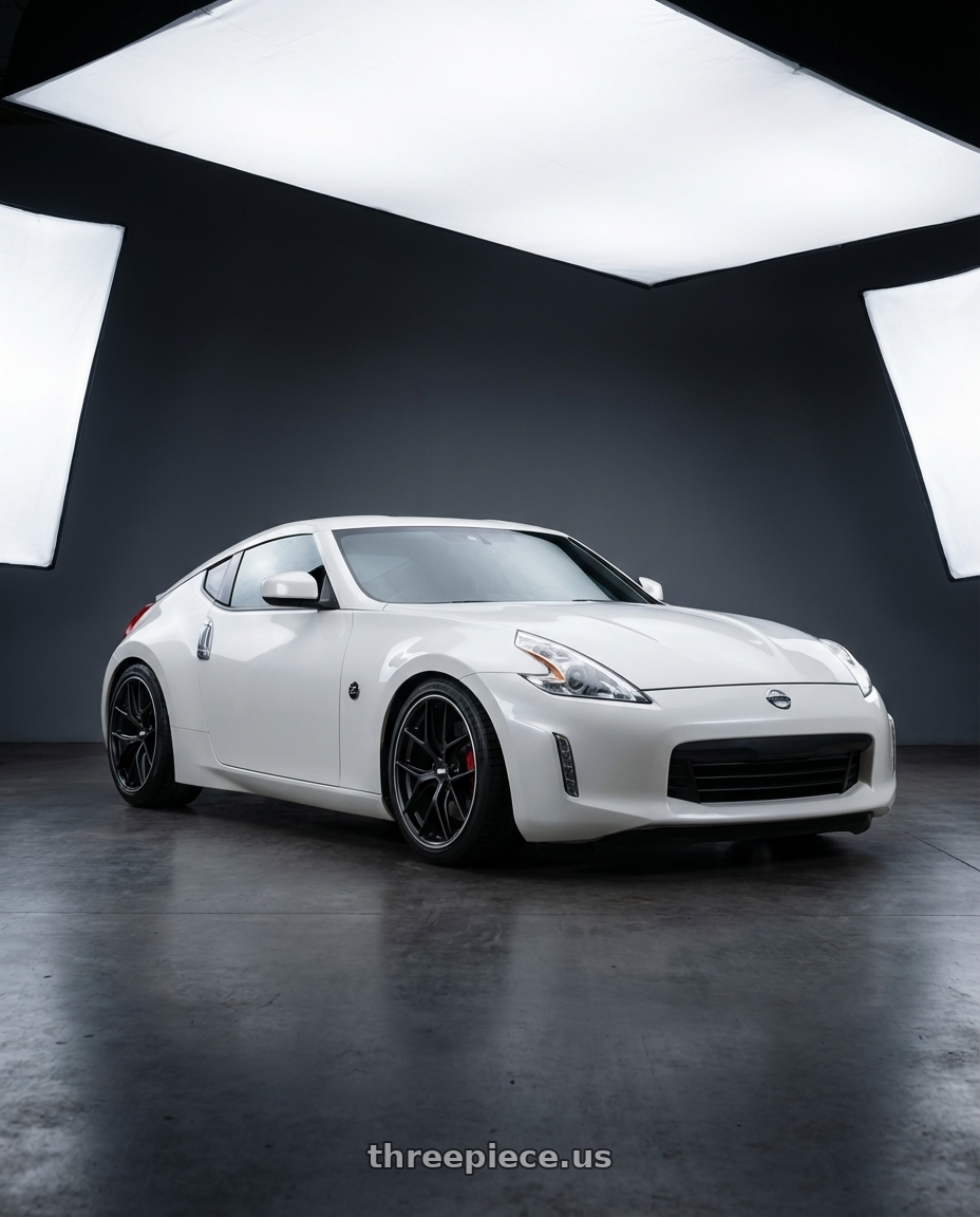 2019 Nissan 370Z with BBS CC-R 5x114.3 19x8.5+30 Satin Black wheels