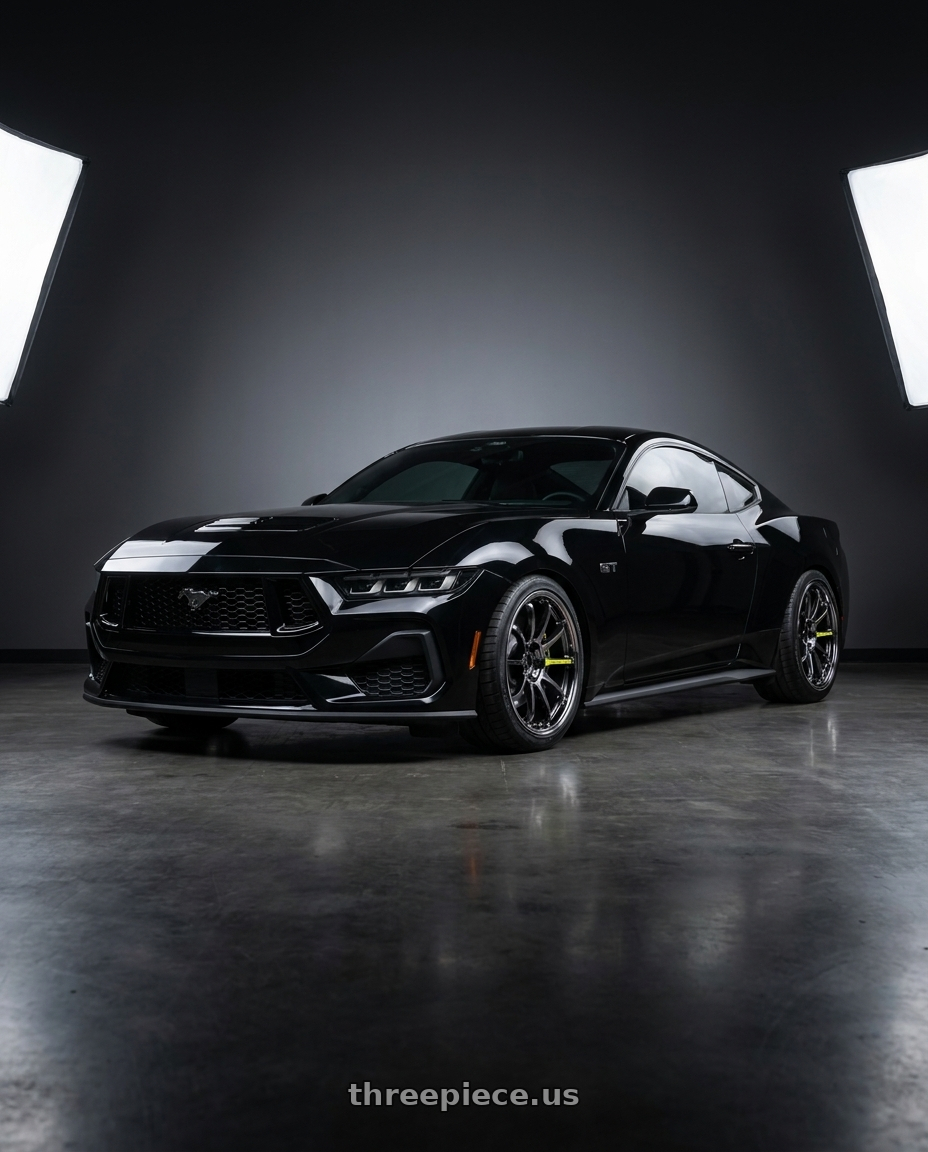 2024 ford mustang gt with Gram Lights 57NR LIMITED 5x114.3 18x8.5+38 RBC wheels