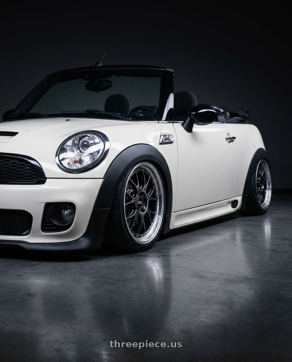 2011 mini cooper s with BBS LM-R 5x120 19x9.5 +35 Diamond Black Center Diamond Cut Lip wheels