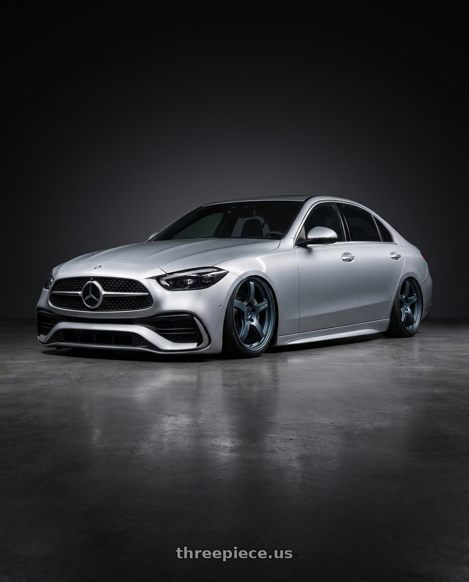 2022 Mercedes-Benz C-Class W206 with Gram Lights 57CR 5x112 19x10.5+35 Gunblue II wheels