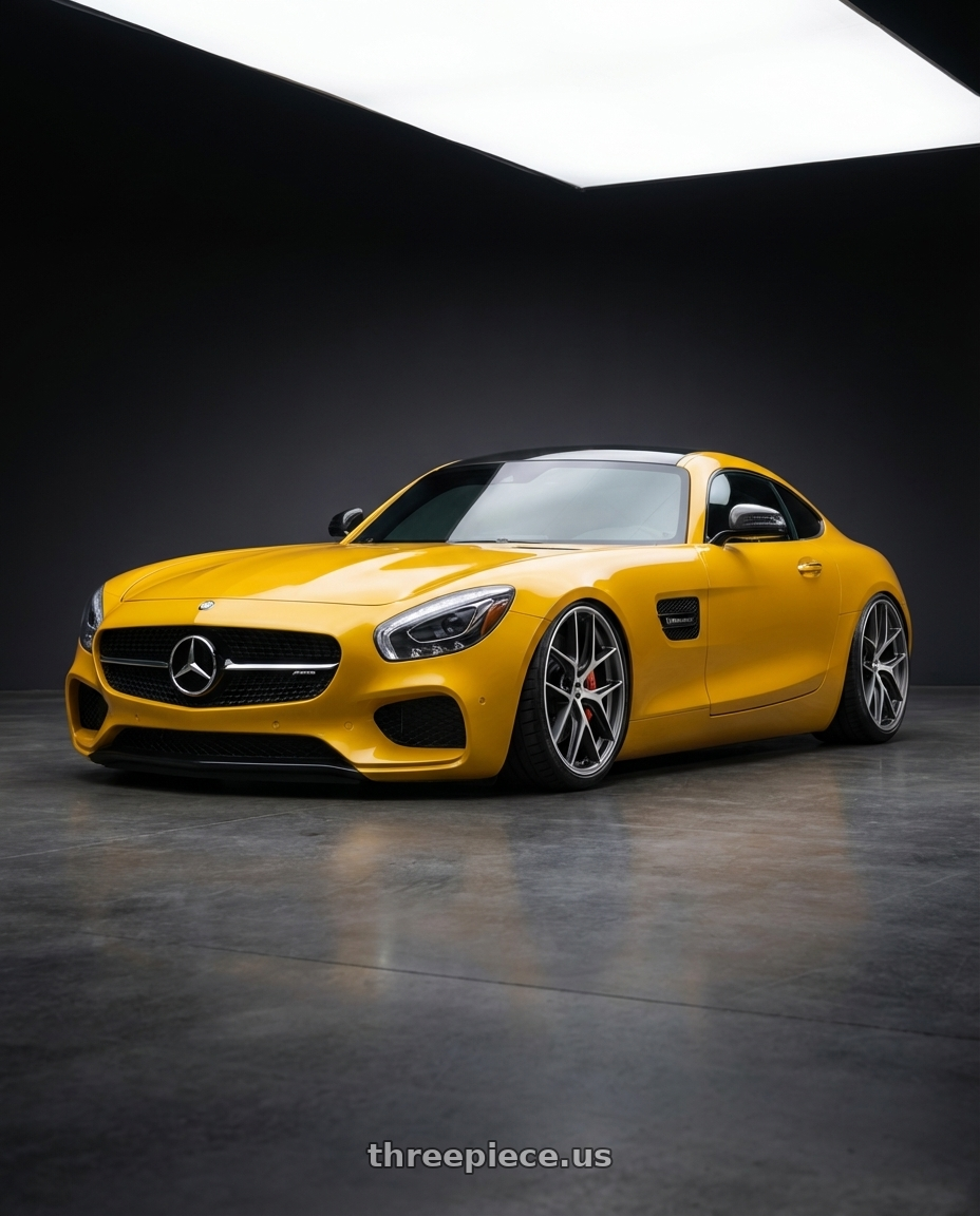 2019 Mercedes-Benz AMG GT with BBS CC-R 5x112 20x8.5+30 Graphite w/ Diamond Cut Face wheels