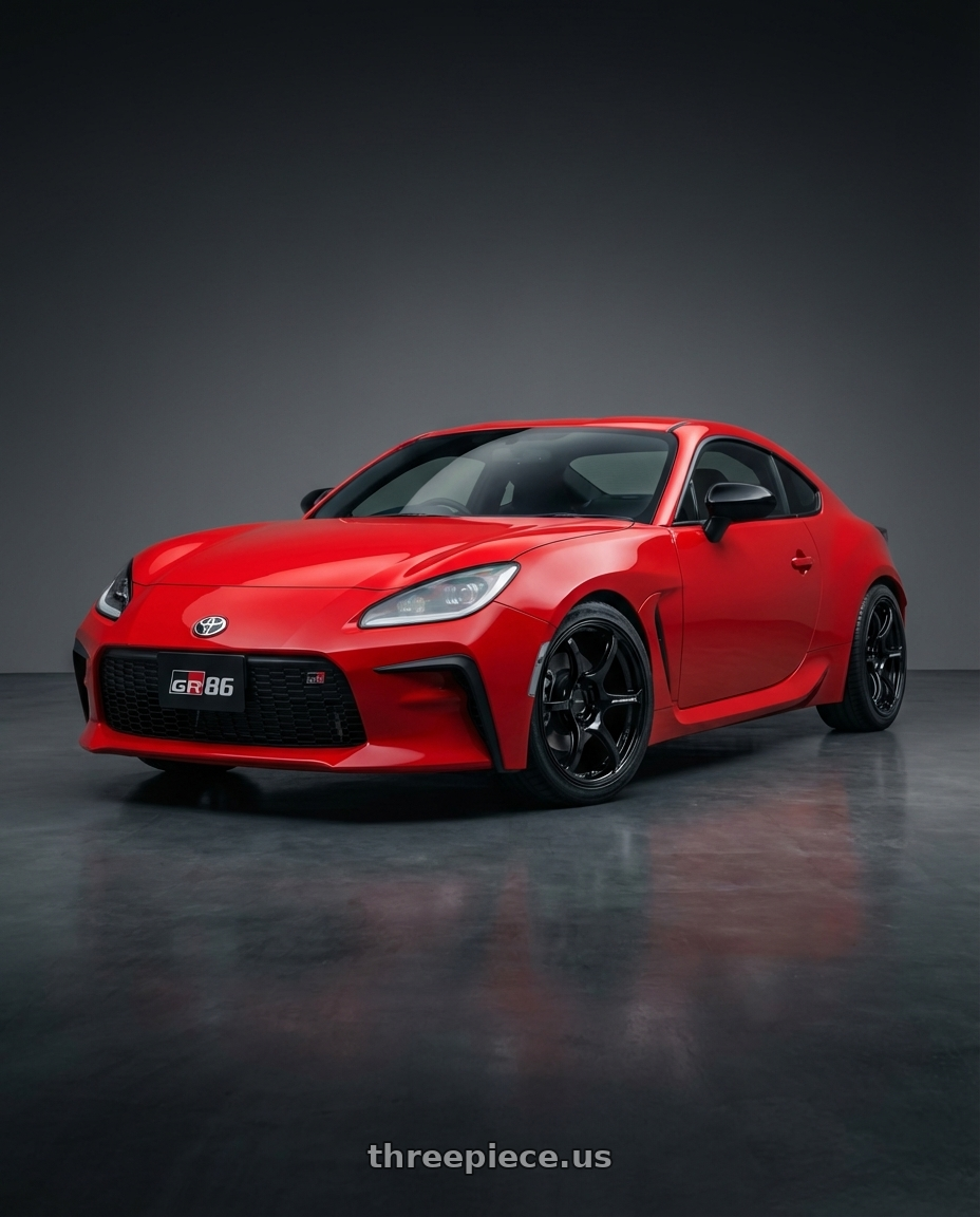 2024 Toyota GR86 with Advan RGIII 5x114.3 18x8.5+31 Gloss Black wheels