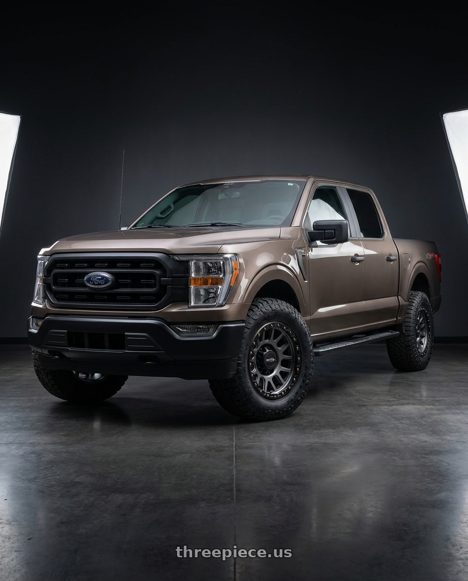 2019 Ford F-150 with Vision Off-Road 111 Nemesis 6x135 20x9+18 Gunmetal wheels
