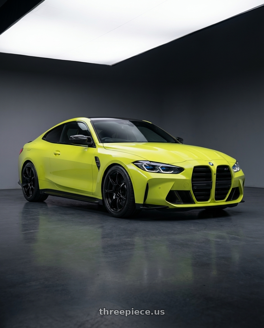 2024 BMW M4 G82 with Advan RGIII 5x112 19x8.5+45 Gloss Black wheels