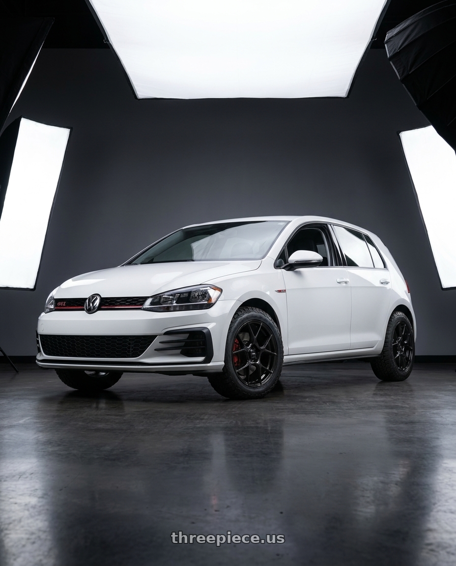 2018 Volkswagen Golf GTI S with Konig Diverge 5X112 17x8+42 Gloss Black wheels
