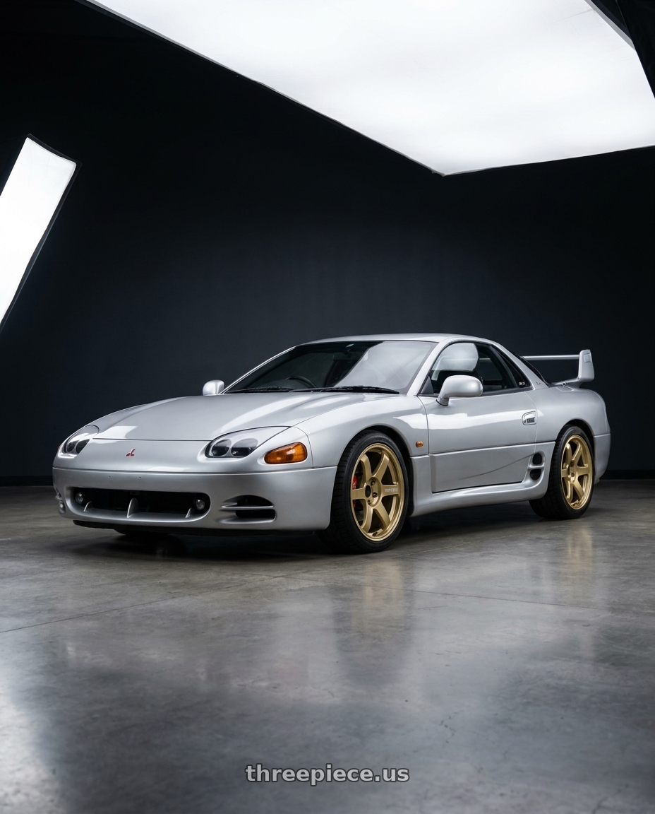 1999 mitsubishi gto mr with Volk Racing TE37 SAGA S-PLUS 5x114.3 18x9.5 +38 GOLD wheels