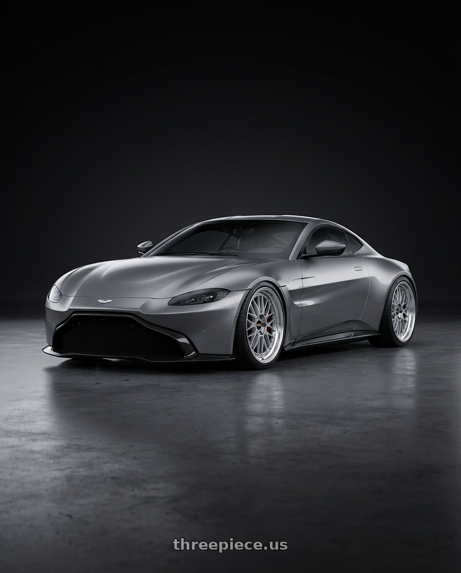 2019 aston martin Vintage with BBS LM 5x114.3 17x7.5+38 Diamond Silver wheels