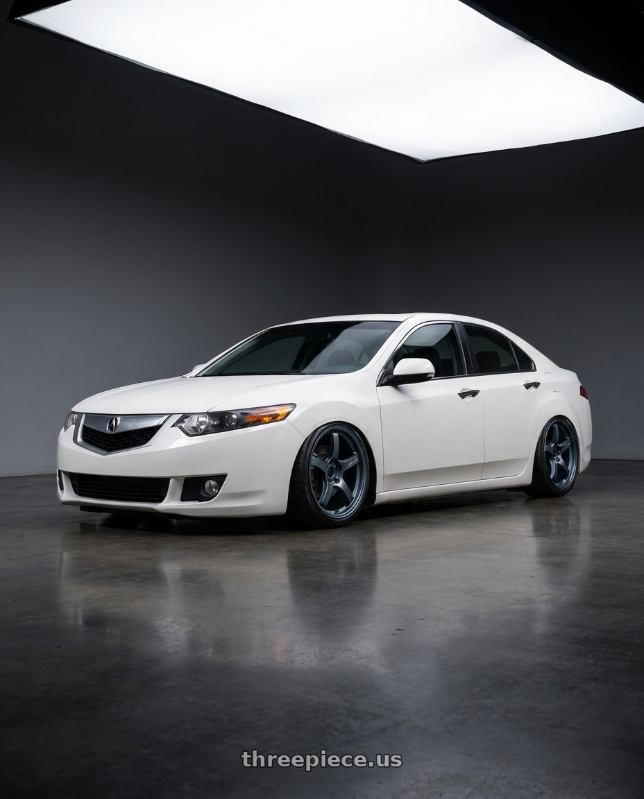 2013 Acura TSX with Gram Lights 57CR 5x114.3 19x9.5+25 Gunblue II wheels