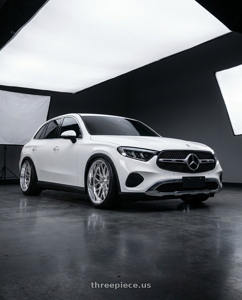 2024 Benz GLC200 with Axe AF6 Forged 8x180 24X14 -76 FULLY POLISHED wheels