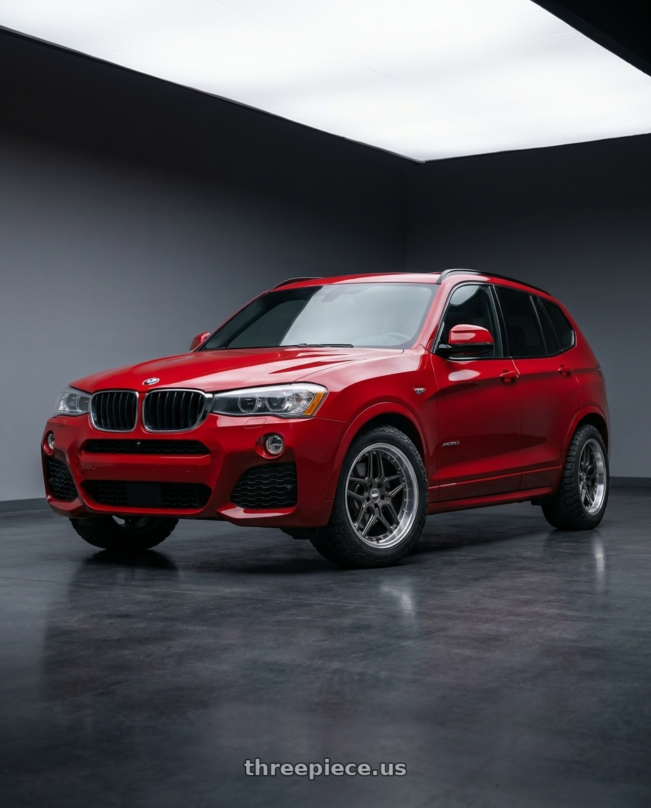 2017 x3 Msport with ESR Wheels CS SERIES CS15 5x120 18x10.5 +22 Gloss Graphite wheels