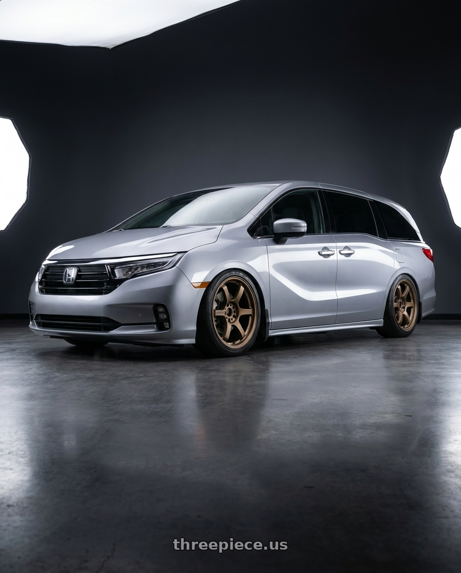 2024 Honda Odyssey with Gram Lights 57DR 5x120 19x8.5 +45 BRONZE 2 wheels