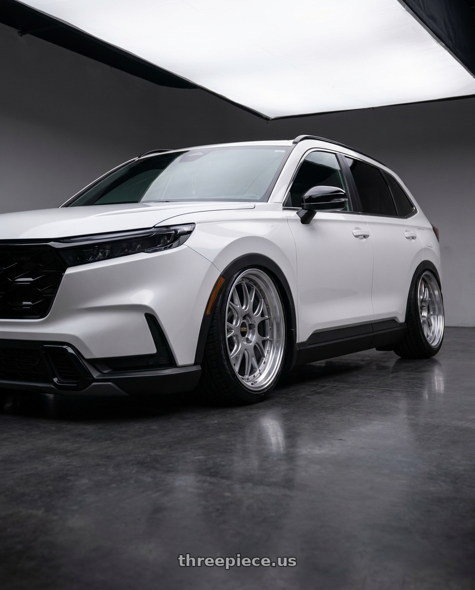 2024 HONDA CRV with BBS LM-R 5x114.3 20x9.5+40 Diamond Silver wheels
