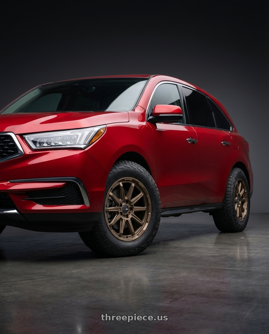 2018 Acura mdx with Enkei Adventurer 5x114.3 18x8+35 Matte Bronze wheels