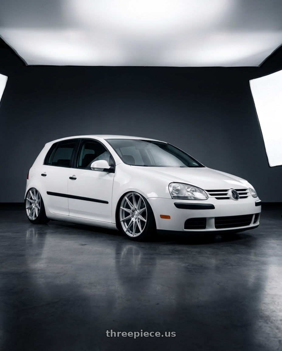 2009 vw rabbit with ADV.1 ADV5.0 5x112 19x8.5 +45 Platinum wheels