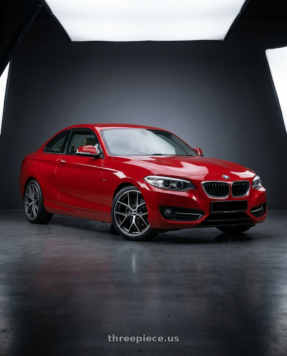 2015 BMW 218i with BBS CC-R 5x120 19x10.0+38 Graphite w/ Diamond Cut Face wheels