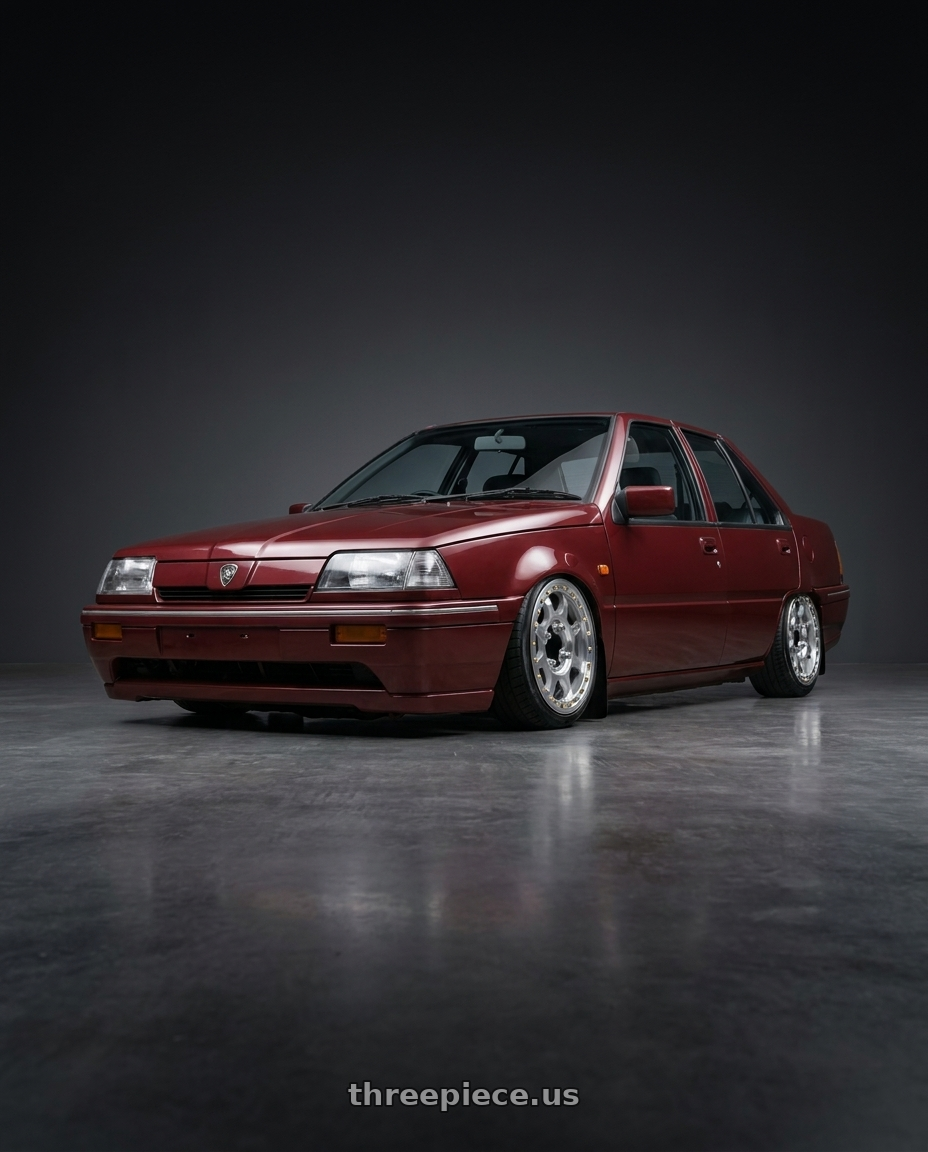 1998 Proton saga with Vision ATV 351 Flow 4x156 15x6+51 As-Cast Machined Face Machined Ring/Lip wheels