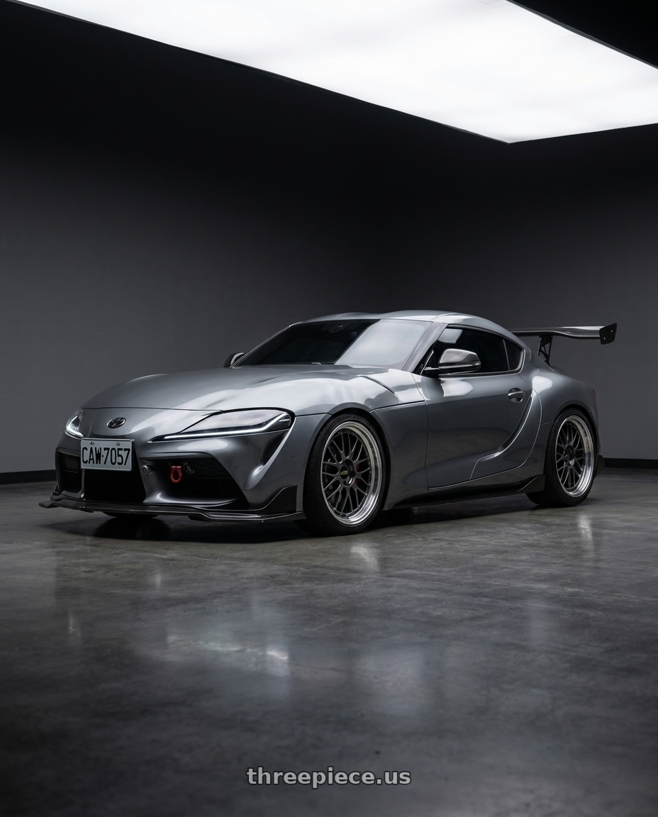 2019 TOYOTA SUPRA with BBS LM 5x112 19x9.5+32 Diamond Black wheels