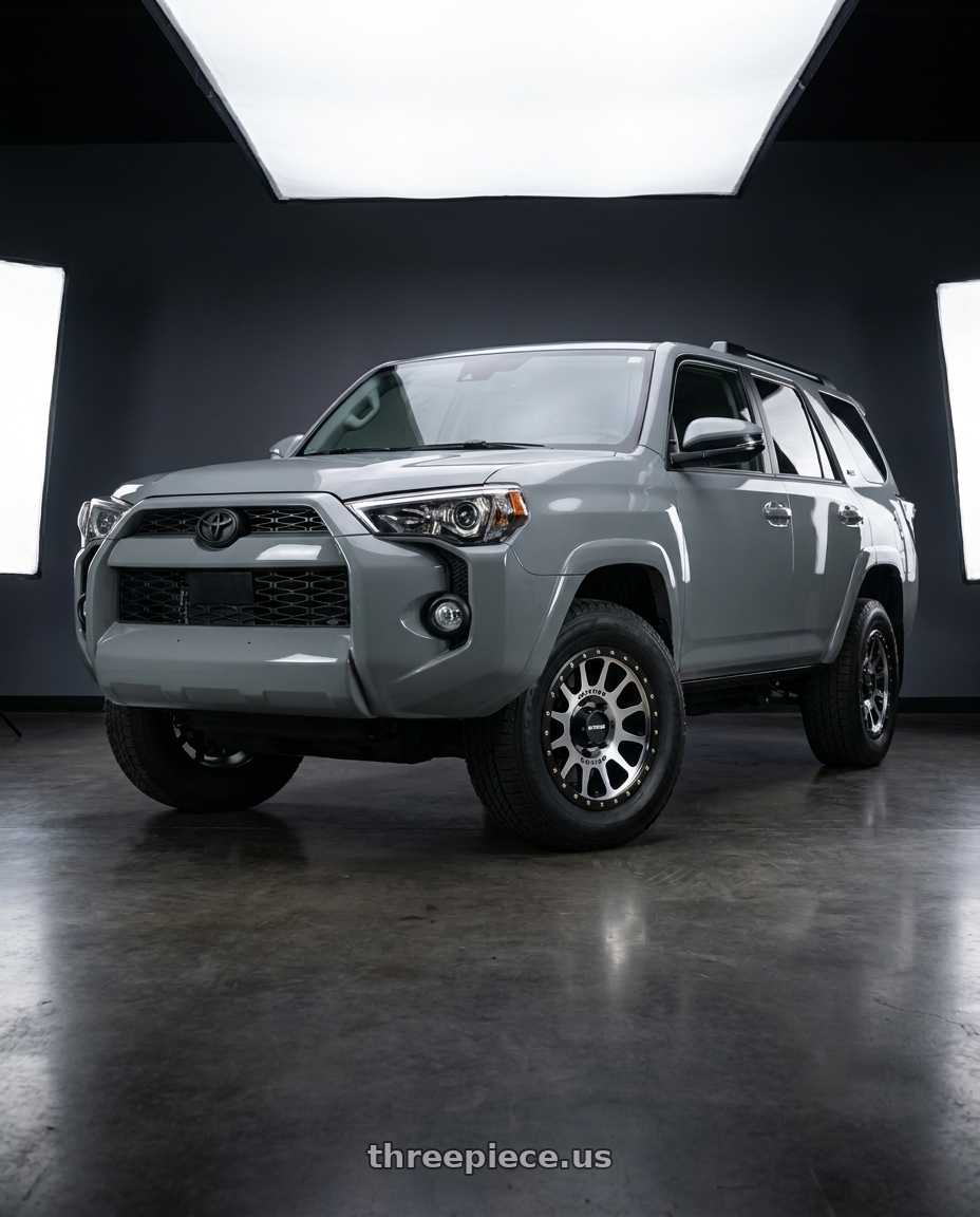 2021 Toyota 4Runner Venture with Method Race Wheels 305MB NV 6x139.7 17x8.5 +0 MACHINED - MATTE BLACK LIP wheels