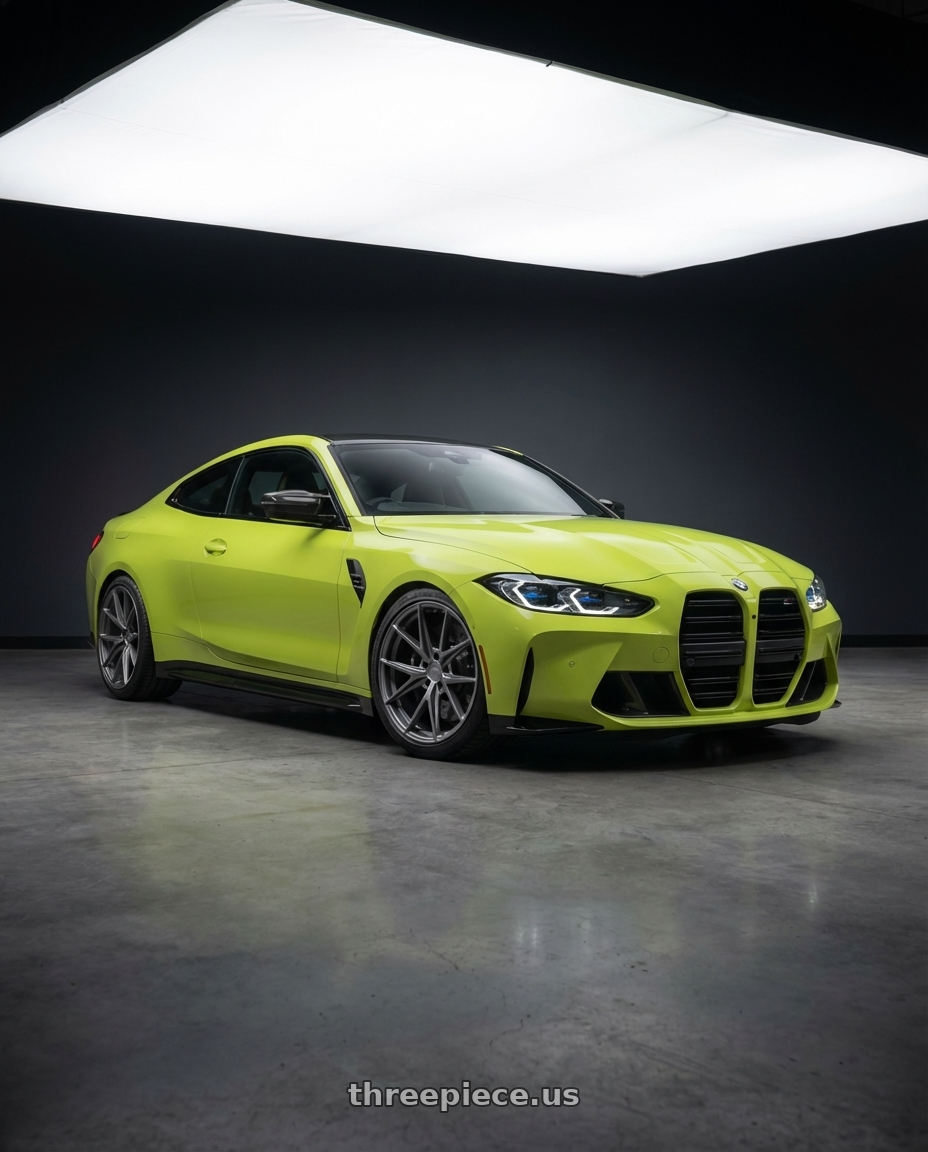 2024 BMW M4 G82 with Niche 1PC M116 MISANO 5X112 19X9.5 +35 MATTE GUN METAL wheels