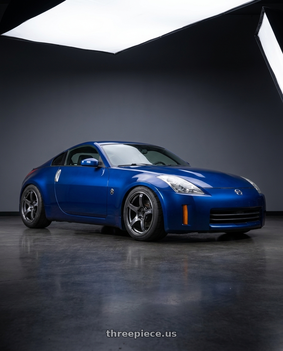 2007 Nissan 350z Grandsport San with Advan Racing TC4 5x114.3 18x10.5 +15 RACING GUNMETALLIC & RING wheels