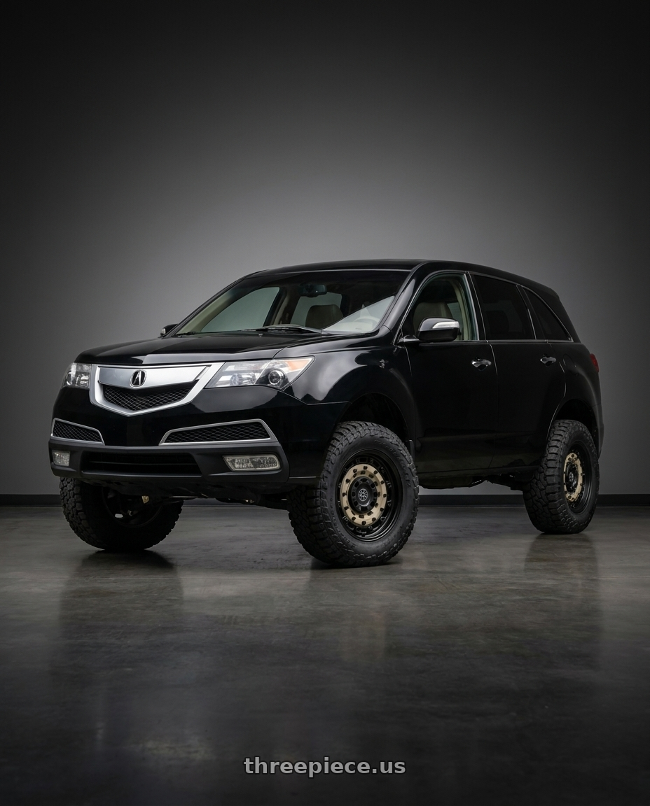 2012 acura mdx with Black Rhino Hard Alloys ARS 5x120 20x8.5 0 SAND BLACK wheels
