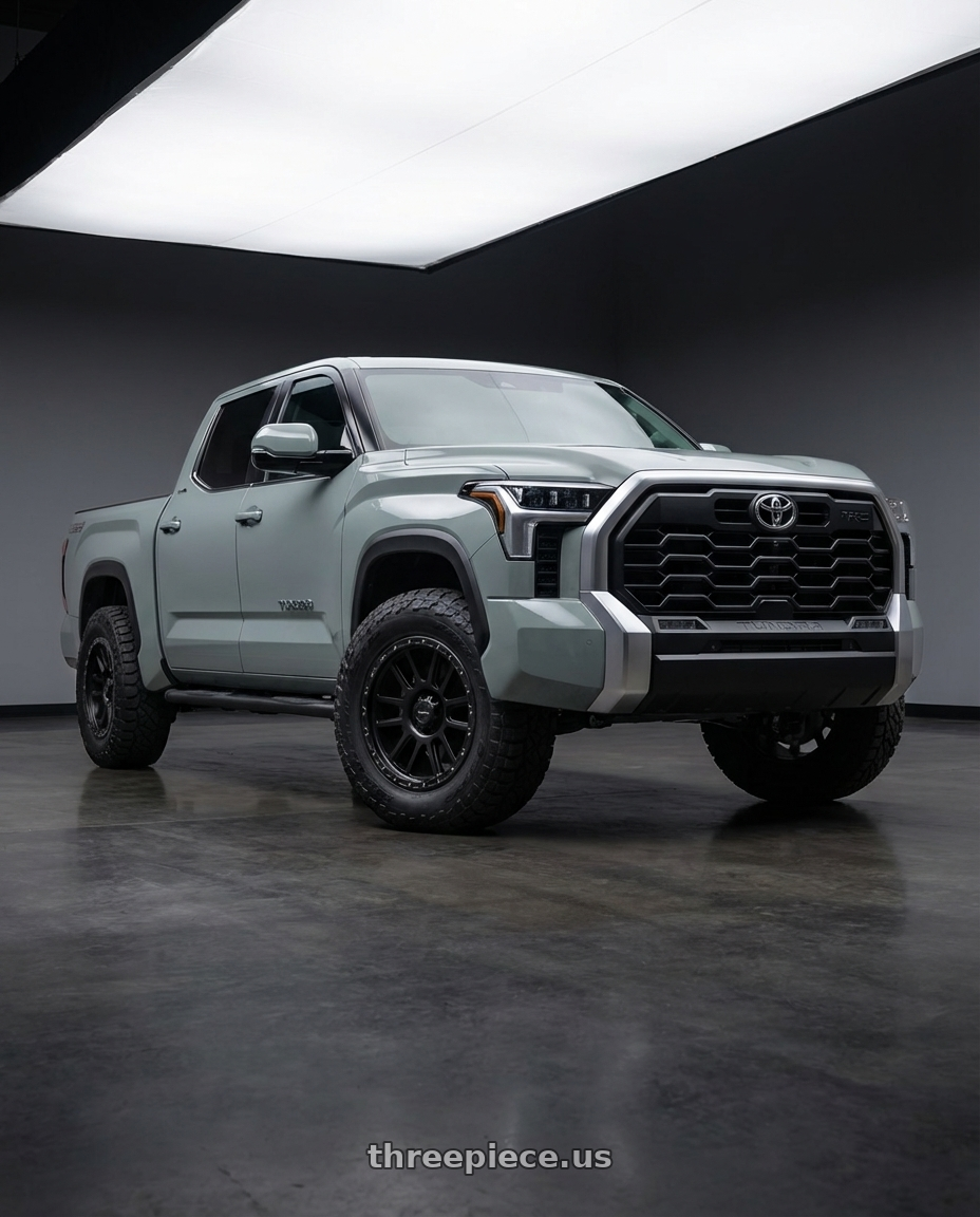 2024 Toyota Tundra with Vision Off-Road 111 Nemesis 6x139.7 20x9+10 Matte Black wheels