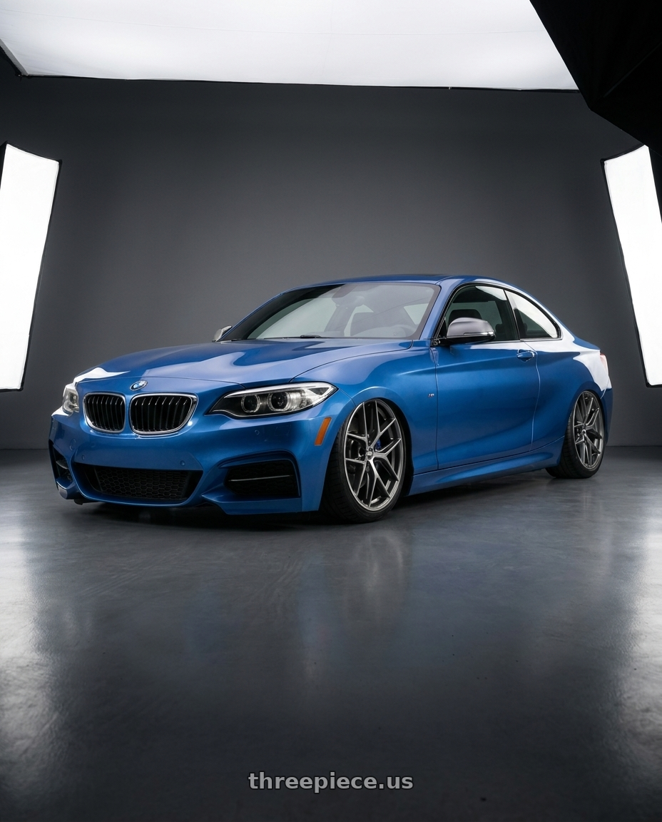 2018 Bmw m240i fitted with BBS CC-R 5x112 20x8.0+27 Graphite w/ Diamond Cut Face $660 wheels