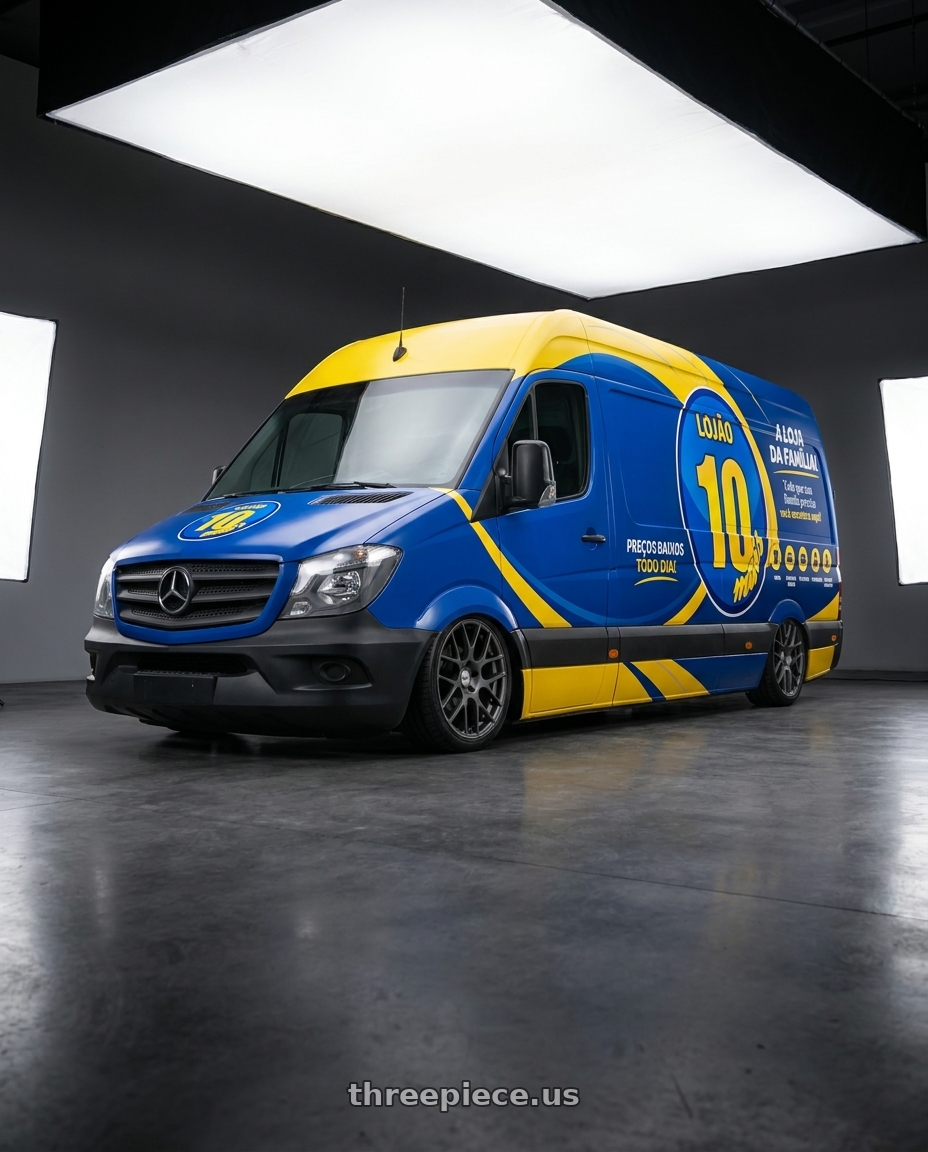 MERCEDES-BENZ SPRINTER 313 CDI STREET F, 2018 - adesivada with TSW NURBURGRING 5X114.3 17X7.5 +45 MATTE GUNMETAL wheels