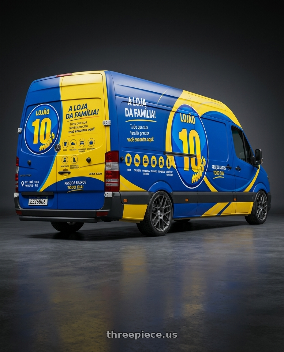 MERCEDES-BENZ SPRINTER 313 CDI STREET F, 2018 - adesivada with TSW NURBURGRING 5X114.3 17X7.5 +45 MATTE GUNMETAL wheels rear three quarter view square tires