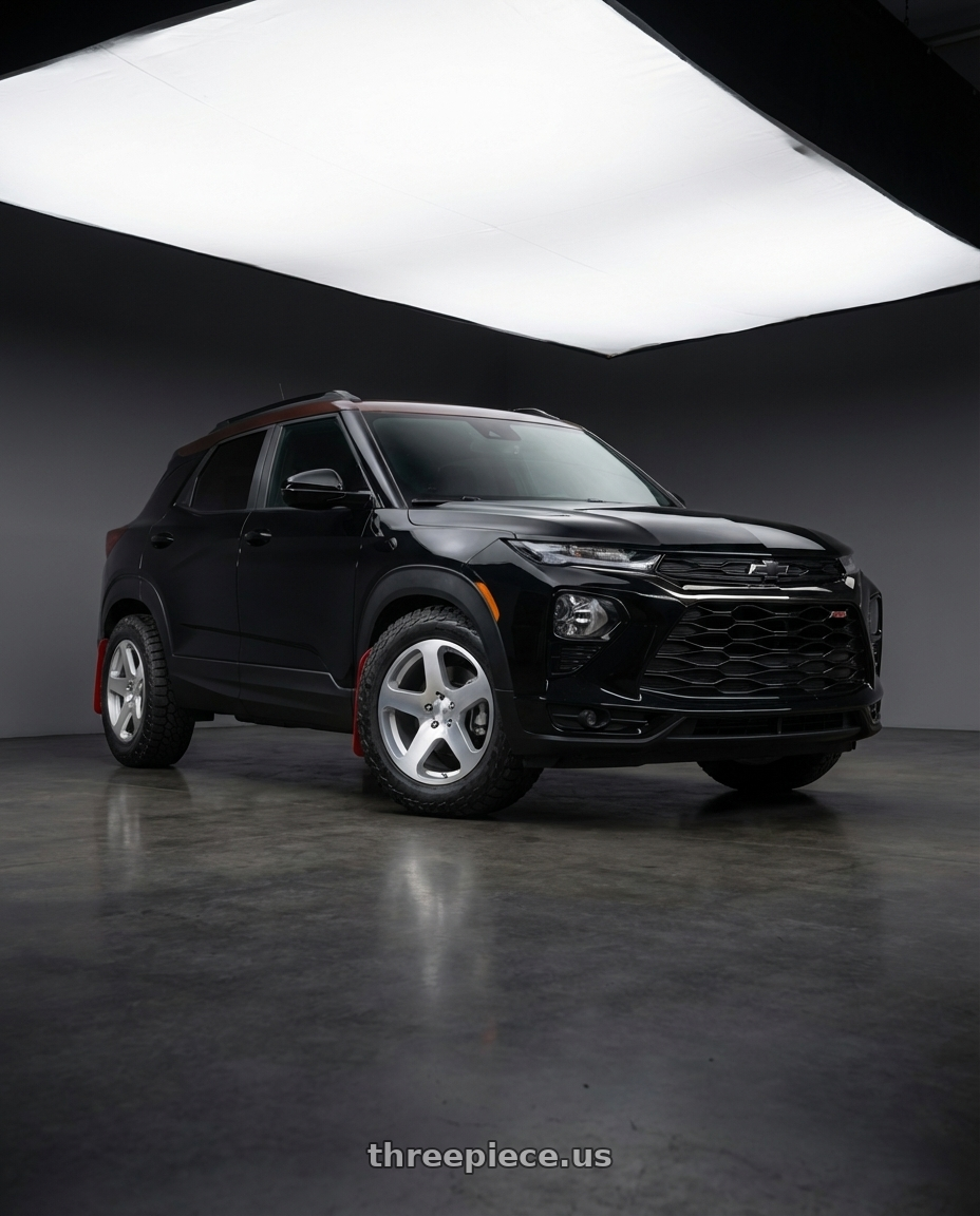 2021 trailblazer RS with Rotiform RC200 NUE 5X120 20x10 +40 GLOSS SILVER W/ MACHINED FACE wheels