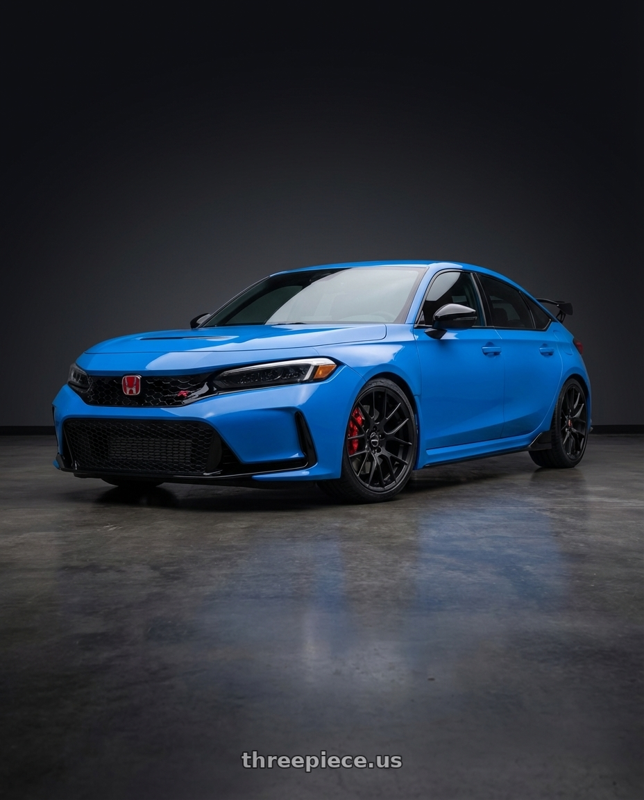 2020 Honda Civic Type R with Avant Garde Wheels M359 5X120 19x9 +35 Matte Black wheels